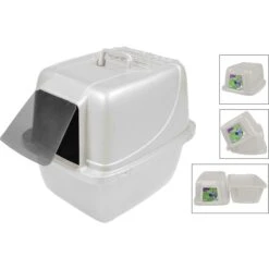Van Ness Enclosed Cat Litter Pan 7 Van Ness Enclosed Cat Litter Pan -Cat Supplies 70449 PT2. AC SS1800 V1537472533