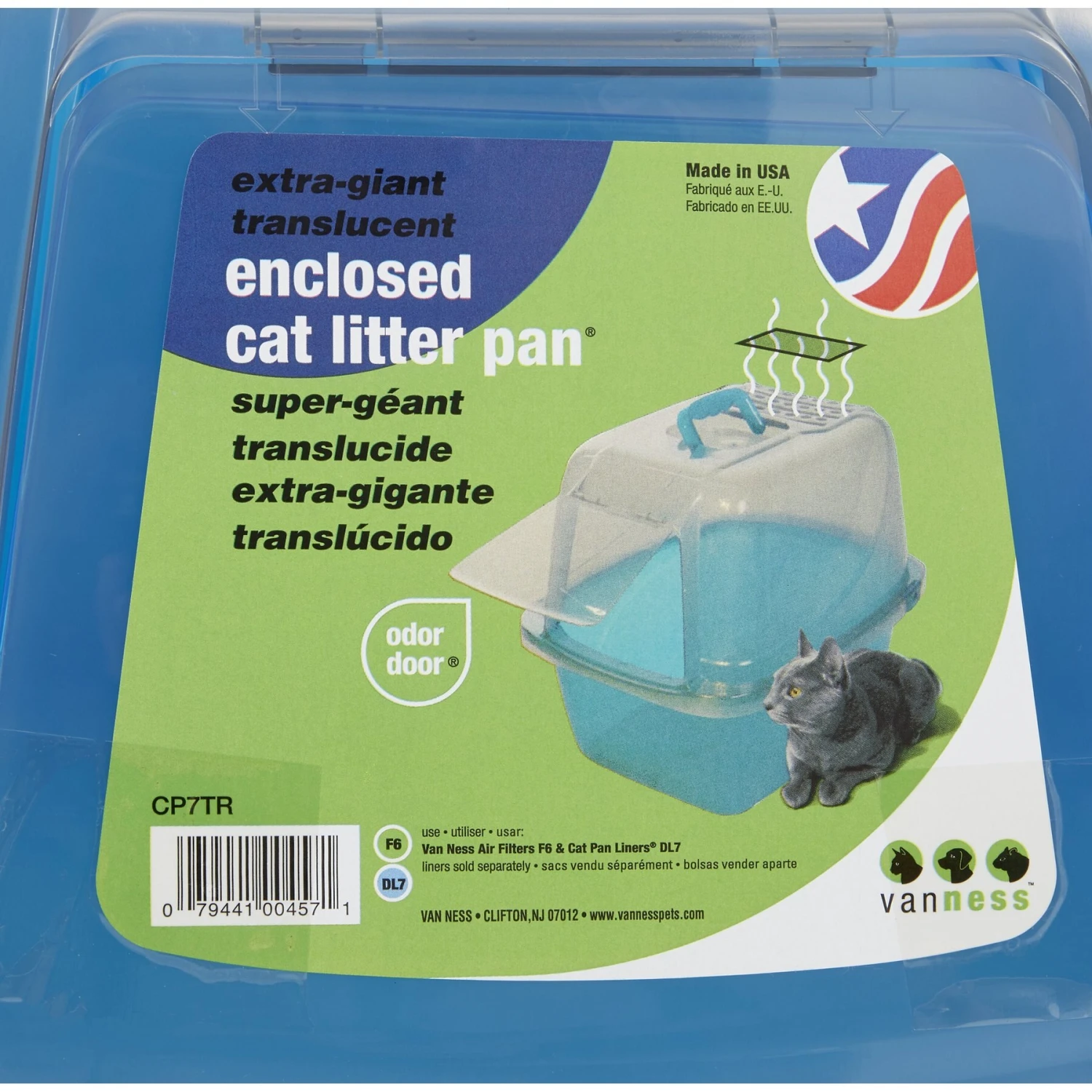 Van Ness Translucent Enclosed Cat Litter Pan 9 Van Ness Translucent Enclosed Cat Litter Pan - Image 7
