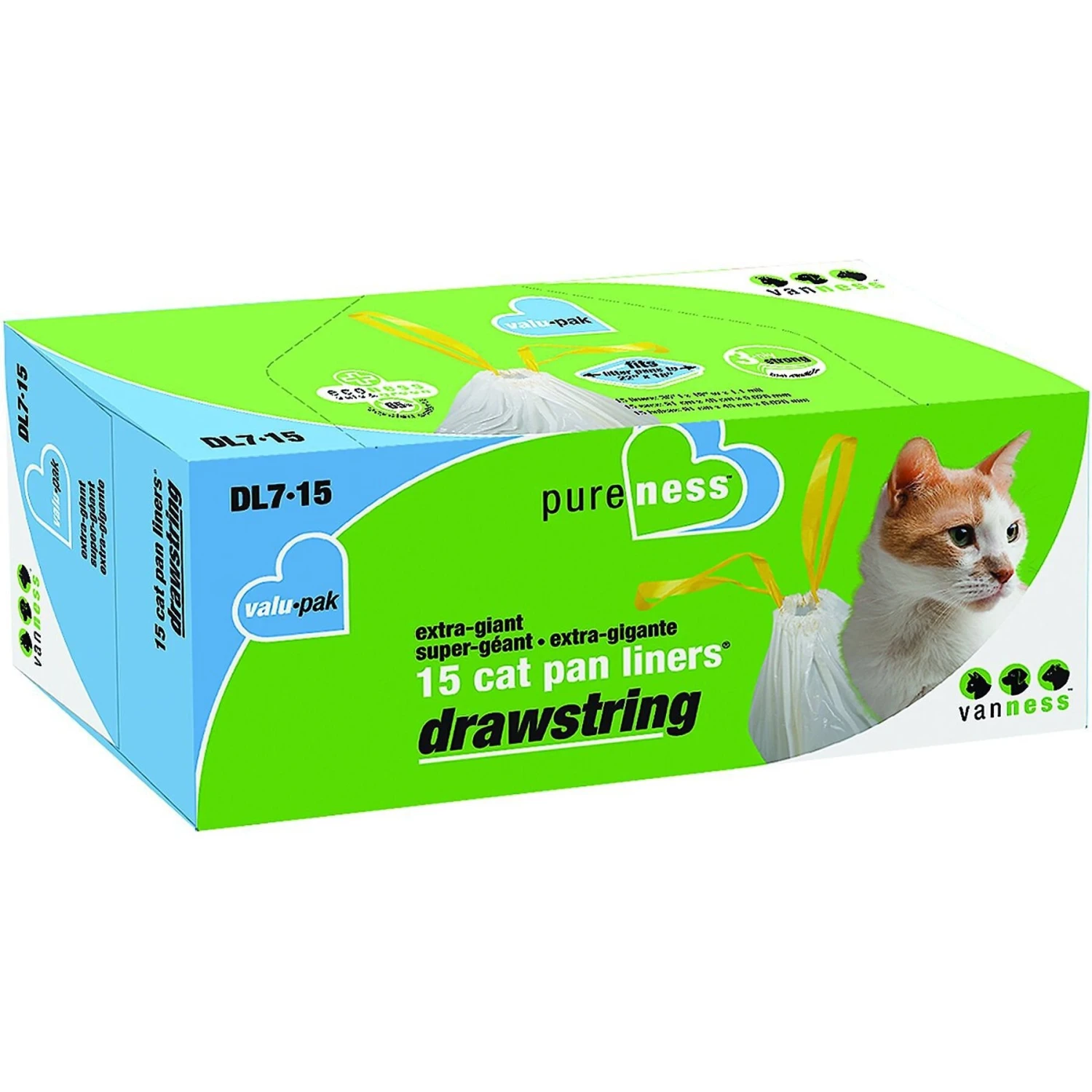Van Ness Drawstring Cat Pan Liners 3 Van Ness Drawstring Cat Pan Liners