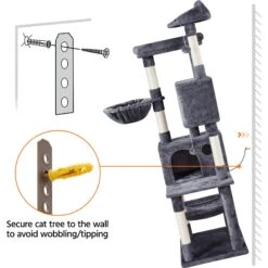 Yaheetech 73-in Multi-Level Cat Tree -Cat Supplies 705038 PT8. AC SS1800 V1686153683