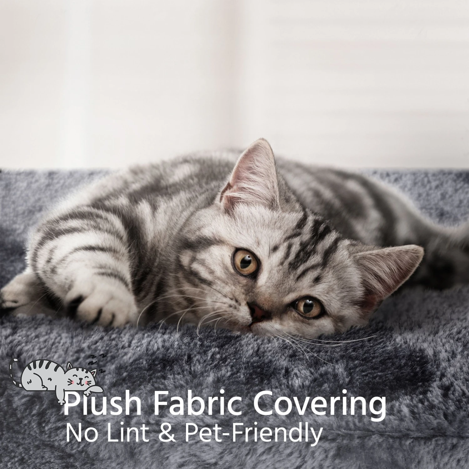 Yaheetech 76.5-in Tree With 3 Condos Cat Tree 9 Yaheetech 76.5-in Tree With 3 Condos Cat Tree - Image 7