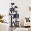 Yaheetech 82.5-in Multi-Level Tree Condo With 2 Foam Edge Perches Cat Tree -Cat Supplies 705110 MAIN. AC SS1800 V1668546626
