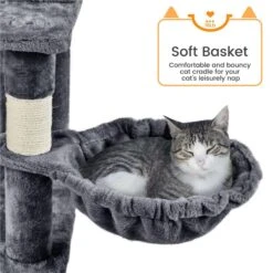 Yaheetech 69-in 4-Level Plush Cat Tree -Cat Supplies 705134 PT5. AC SS1800 V1686153686