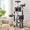Yaheetech 71.5-in Tree With 2 Cozy Perches Cat Tree, Dark Grey, Large 2 Yaheetech 71.5-in Tree With 2 Cozy Perches Cat Tree, Dark Grey, Large -Cat Supplies 705158 MAIN. AC SS1800 V1668546019