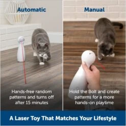 PetSafe Bolt Interactive Laser Cat Toy 13 PetSafe Bolt Interactive Laser Cat Toy -Cat Supplies 70843 PT3. AC SS1800 V1676321068