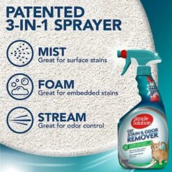 Simple Solution Cat Stain & Odor Remover 10 Simple Solution Cat Stain & Odor Remover -Cat Supplies 71109 PT3. AC SS1800 V1588188065