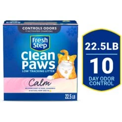 Fresh Step Clean Paws Calm Low Tracking Rose & Chamomile Scented Clumping Cat Litter