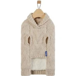 Frisco Sherpa Lined Chunky Cable Knit Dog & Cat Sweater 14 Frisco Sherpa Lined Chunky Cable Knit Dog & Cat Sweater -Cat Supplies 718518 PT4. AC SS1800 V1693234652