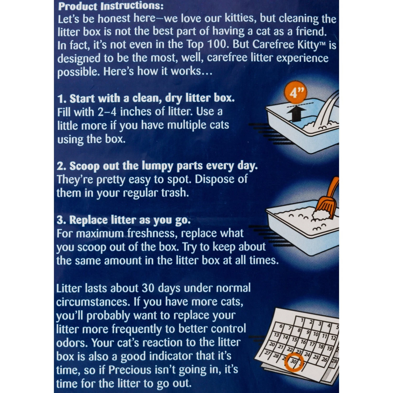 Premium Choice Carefree Fresh Scented Clumping Clay Cat Litter 8 Premium Choice Carefree Fresh Scented Clumping Clay Cat Litter - Image 6