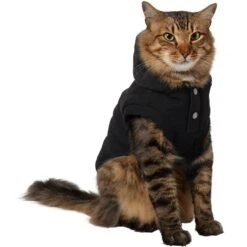 Cat Supplies 32 Frisco Quilted Fleece Dog & Cat Pullover Hoodie