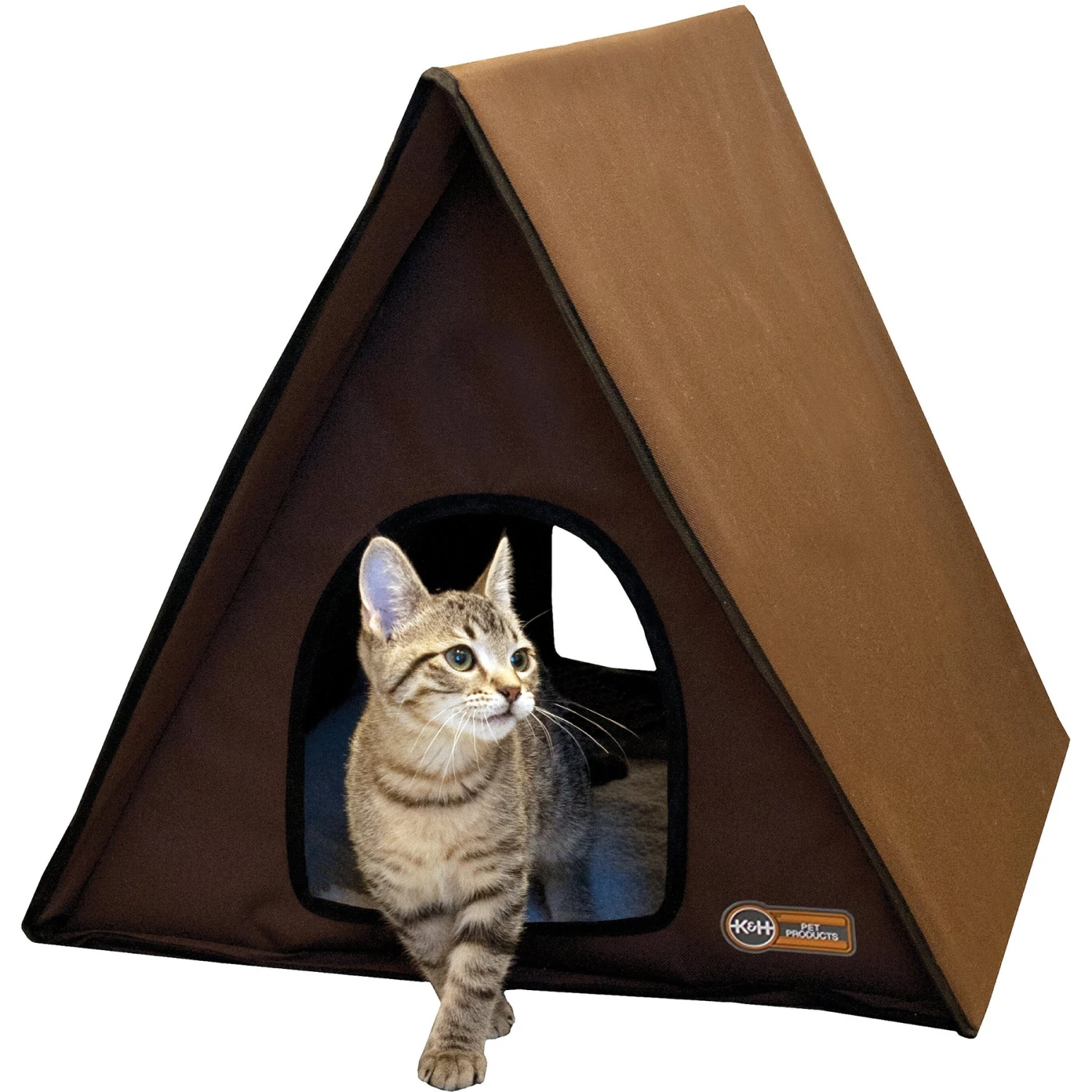 K&H Pet Products Outdoor Unheated Multi-Kitty A-Frame House 3 K&H Pet Products Outdoor Unheated Multi-Kitty A-Frame House