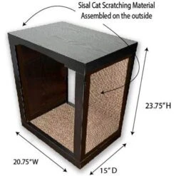 Designer Pet Products Bailey Cat Scratcher End Table -Cat Supplies 722862 PT7. AC SS1800 V1671038288