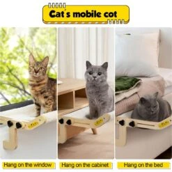 Coziwow Indoor Hammock For Window Cat Perch, White 17 Coziwow Indoor Hammock For Window Cat Perch, White -Cat Supplies 731022 PT8. AC SS1800 V1688649000