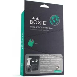 Boxiecat Scoop & Tie Cat Litter Waste Bag, 120 Count -Cat Supplies 732278 PT2. AC SS1800 V1673451933