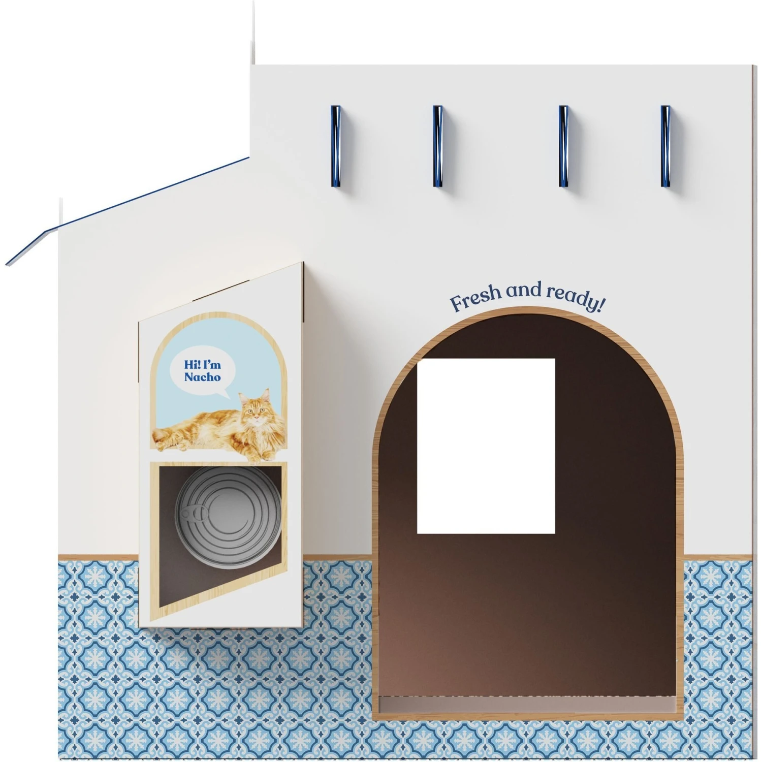 Made By Nacho Nacho's Fish Market Cat Toy, Multi-colored 4 Made By Nacho Nacho's Fish Market Cat Toy, Multi-colored - Image 2