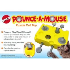 Ethical Pet Pounce A Mouse Treat Dispensing Cat Toy, Yellow 9 Ethical Pet Pounce A Mouse Treat Dispensing Cat Toy, Yellow -Cat Supplies 736558 PT2. AC SS1800 V1683657545