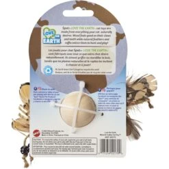 Ethical Pet Love The Earth Wood Feather Plush Cat Toy, Assorted 10 Ethical Pet Love The Earth Wood Feather Plush Cat Toy, Assorted -Cat Supplies 736574 PT3. AC SS1800 V1683294527