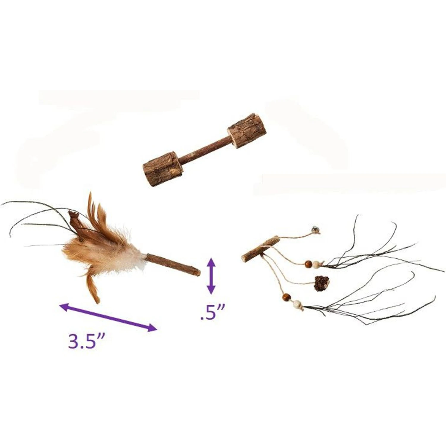 Ethical Pet Cat Chew Toy With Catnip, Assorted 9 Ethical Pet Cat Chew Toy With Catnip, Assorted - Image 7