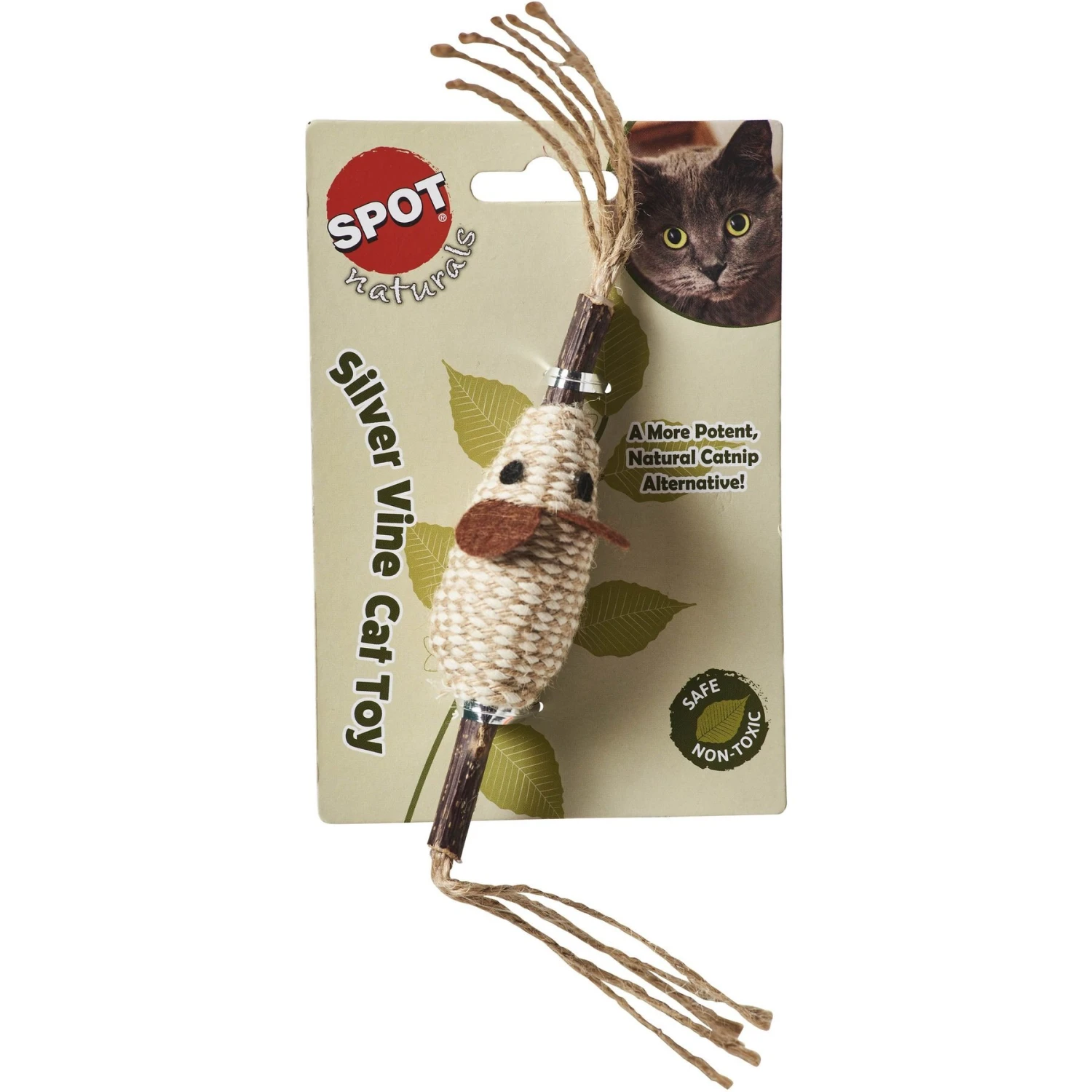 Ethical Pet Cord Stick Cat Chew Toy With Catnip, Assorted 4 Ethical Pet Cord Stick Cat Chew Toy With Catnip, Assorted - Image 2