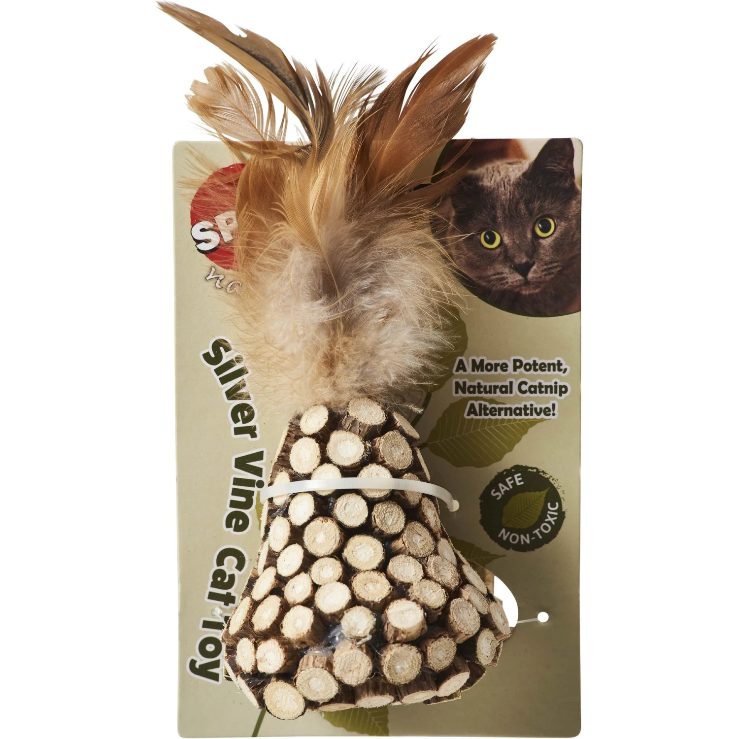 Ethical Pet Chunky Cat Chew Toy With Catnip, Assorted 4 Ethical Pet Chunky Cat Chew Toy With Catnip, Assorted - Image 2