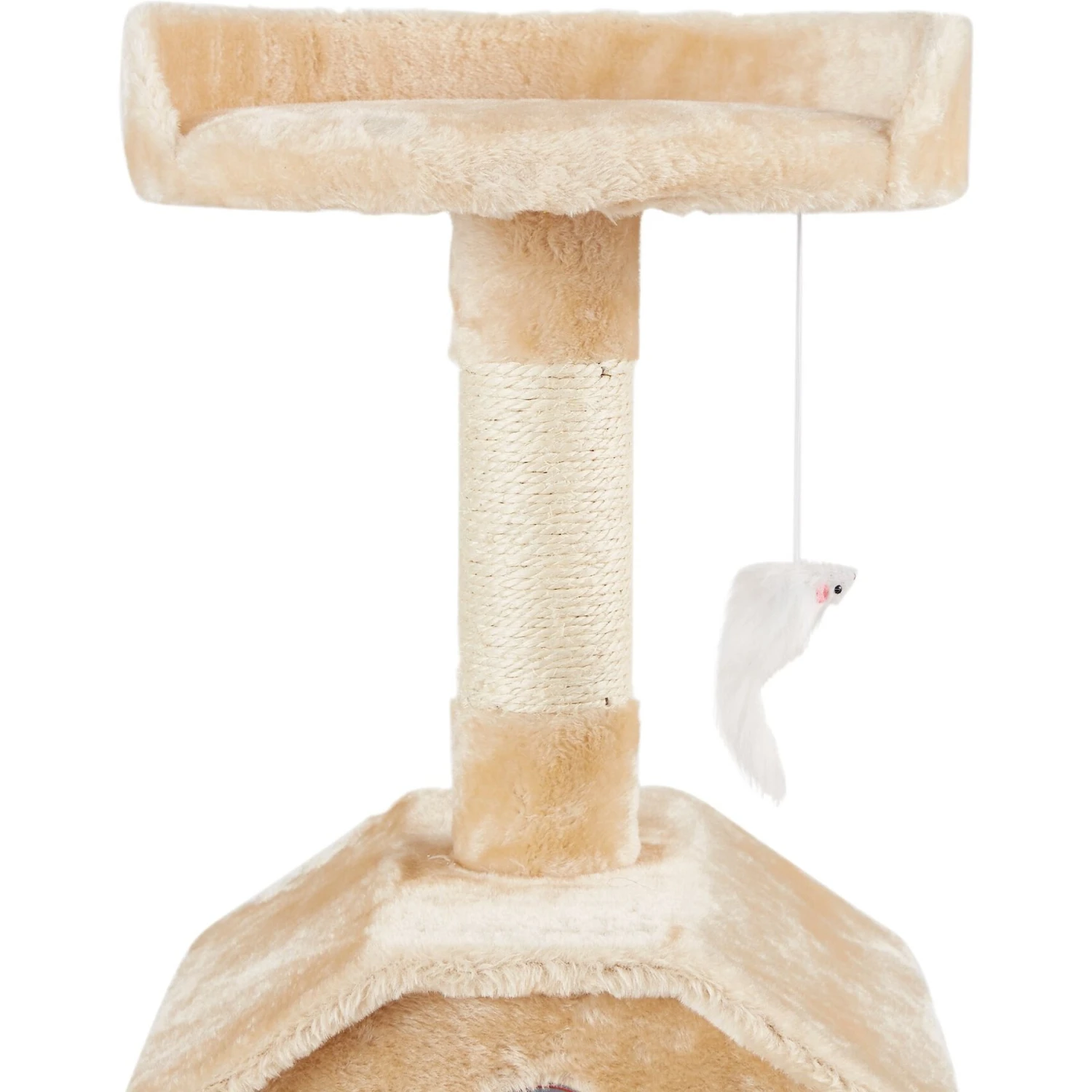 Go Pet Club 45-in Faux Fur Cat Tree & Condo 5 Go Pet Club 45-in Faux Fur Cat Tree & Condo - Image 3