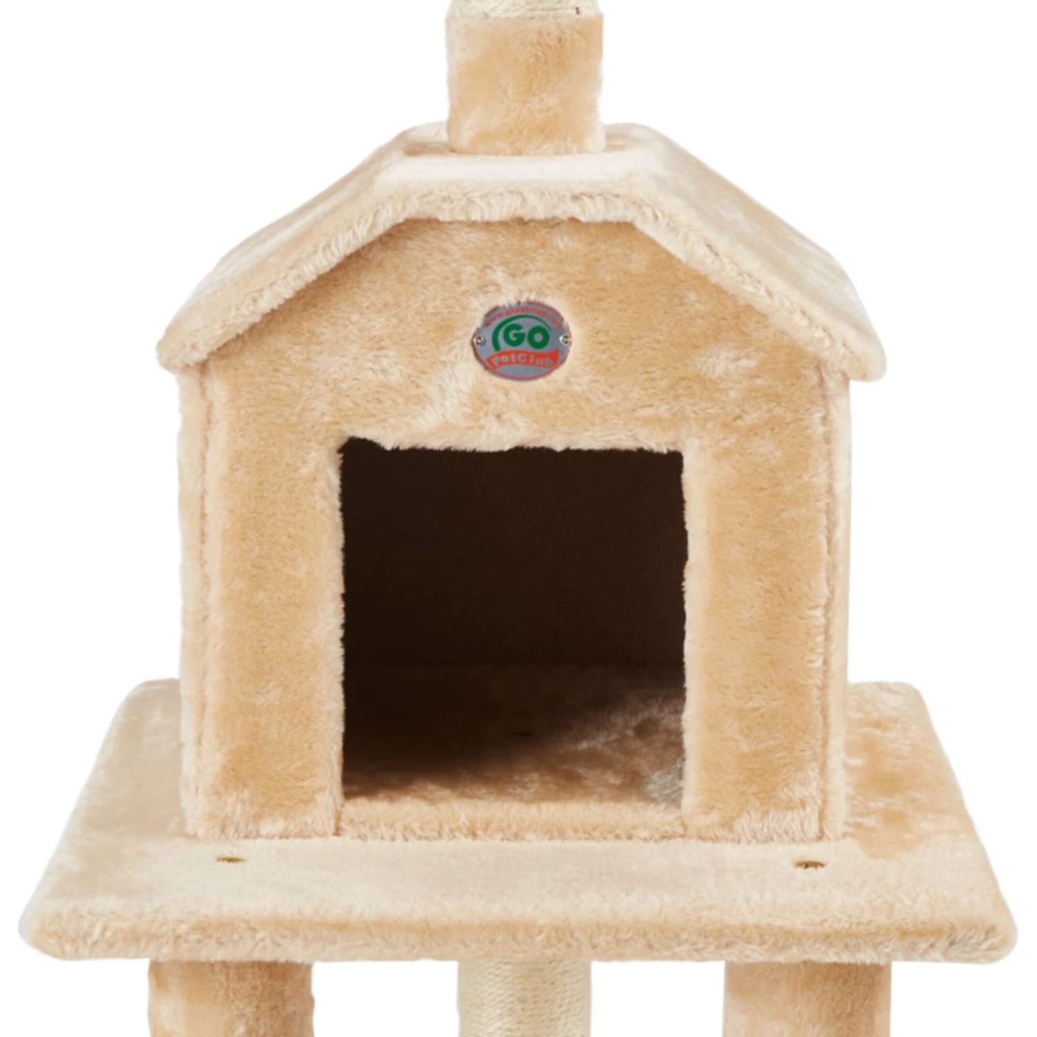 Go Pet Club 45-in Faux Fur Cat Tree & Condo 6 Go Pet Club 45-in Faux Fur Cat Tree & Condo - Image 4