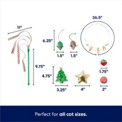 Frisco Holiday Cozy Christmas Sack Variety Pack Cat Toy With Catnip -Cat Supplies 740054 PT2. AC SS1800 V1695046483