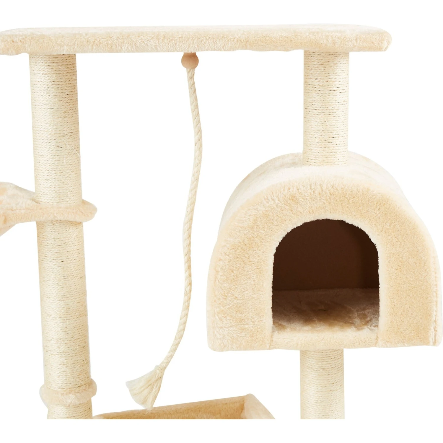 Go Pet Club 36-in Faux Fur Cat Tree & Condo 6 Go Pet Club 36-in Faux Fur Cat Tree & Condo - Image 4