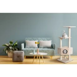 Go Pet Club 51-in Faux Fur Cat Tree & Condo 13 Go Pet Club 51-in Faux Fur Cat Tree & Condo -Cat Supplies 74027 PT4. AC SS1800 V1702056763