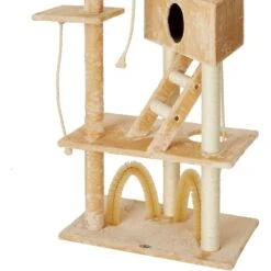 Go Pet Club 106-in Floor-to-Ceiling Faux Fur Cat Tree & Condo 10 Go Pet Club 106-in Floor-to-Ceiling Faux Fur Cat Tree & Condo -Cat Supplies 74051 PT3. AC SS1800 V1500384640