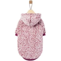 Frisco Textured Wubby 2-Tone Fleece Dog & Cat Hoodie -Cat Supplies 742406 PT3. AC SS1800 V1692978493