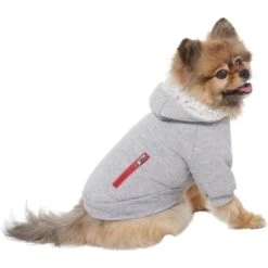 Frisco Sweatshirt Fleece Dog & Cat Hoodie With Sherpa Lining -Cat Supplies 742550 PT2. AC SS1800 V1703194378