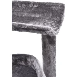 Cat Craft 3 Tier Plush Scratch & Lounge Cat Tree Habitat, Grey, Medium -Cat Supplies 744702 PT5. AC SS1800 V1689974838