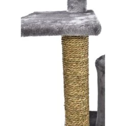 Cat Craft Level Up 5 Tier Plush & Seagrass Activity Cat Tree Habitat, Gray, Large -Cat Supplies 744718 PT4. AC SS1800 V1689974905