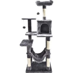 Cat Craft 7 Level Plush & Sisal Cat Activity Cat Tree Habitat, Gray, X-Large 13 Cat Craft 7 Level Plush & Sisal Cat Activity Cat Tree Habitat, Gray, X-Large -Cat Supplies 744734 PT3. AC SS1800 V1689974536