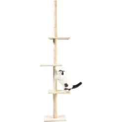 Cat Craft 4-Level Adjustable Climbing & Perch Cat Tree With Scratching Post, Cream, X-Large 15 Cat Craft 4-Level Adjustable Climbing & Perch Cat Tree With Scratching Post, Cream, X-Large -Cat Supplies 744814 PT6. AC SS1800 V1674080180