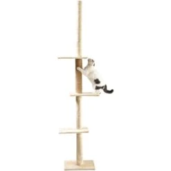 Cat Craft 4-Level Adjustable Climbing & Perch Cat Tree With Scratch Mat Post, Cream, X-Large 17 Cat Craft 4-Level Adjustable Climbing & Perch Cat Tree With Scratch Mat Post, Cream, X-Large -Cat Supplies 744846 PT7. AC SS1800 V1674068985