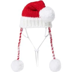 Frisco Chunky Knit Santa Dog & Cat Hat -Cat Supplies 744878 PT3. AC SS1800 V1694802017