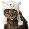 Frisco Plush Polar Bear Dog & Cat Hat -Cat Supplies 745614 MAIN. AC SS1800 V1694813843