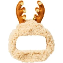 Frisco Sherpa Reindeer Dog & Cat Hat With Bells 12 Frisco Sherpa Reindeer Dog & Cat Hat With Bells -Cat Supplies 745646 PT3. AC SS1800 V1694793503