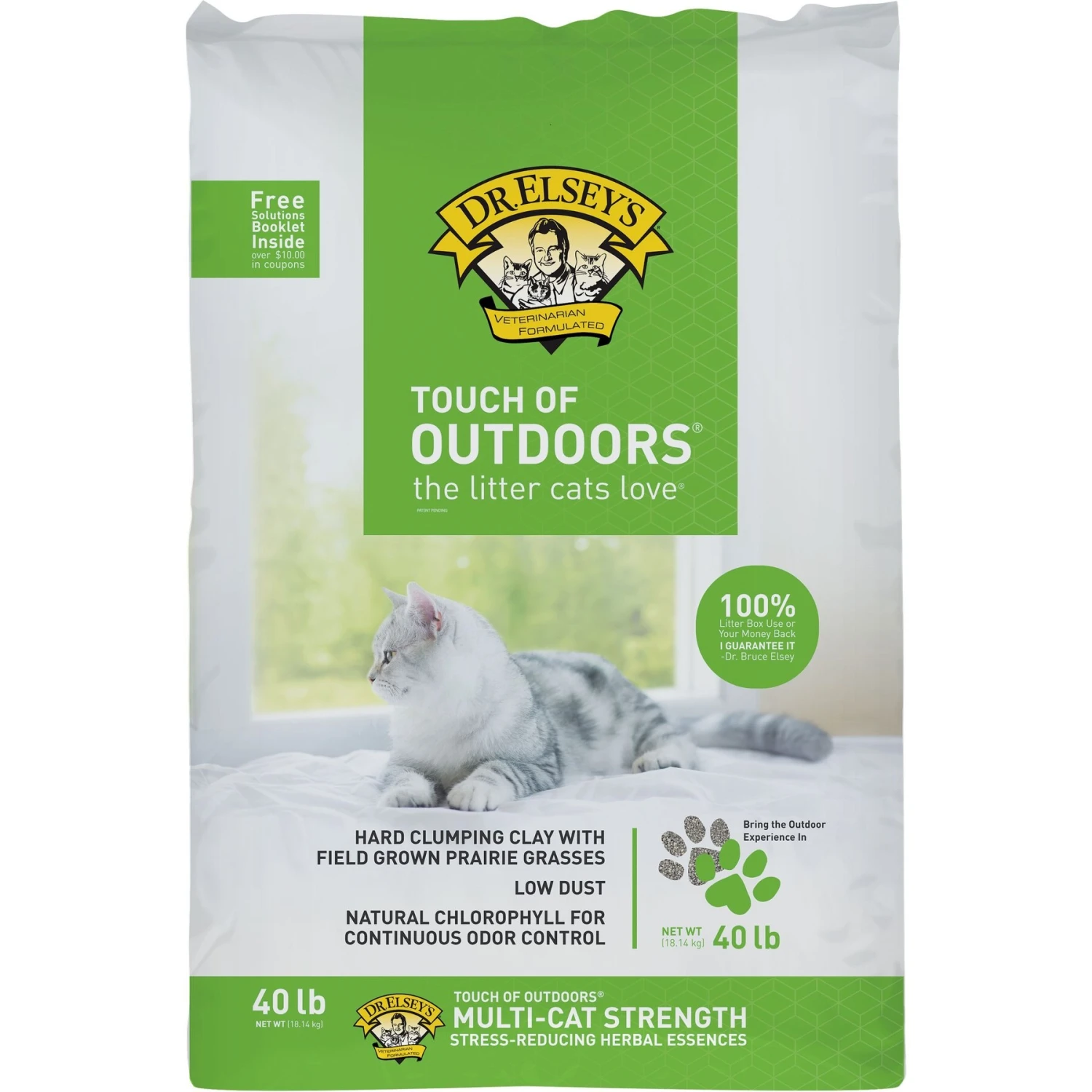 Dr. Elsey's Touch Of Outdoors Stress-Reducing Clumping Clay Cat Litter 4 Dr. Elsey's Touch Of Outdoors Stress-Reducing Clumping Clay Cat Litter - Image 2