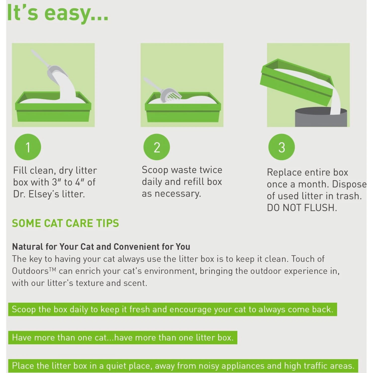 Dr. Elsey's Touch Of Outdoors Stress-Reducing Clumping Clay Cat Litter 9 Dr. Elsey's Touch Of Outdoors Stress-Reducing Clumping Clay Cat Litter - Image 7