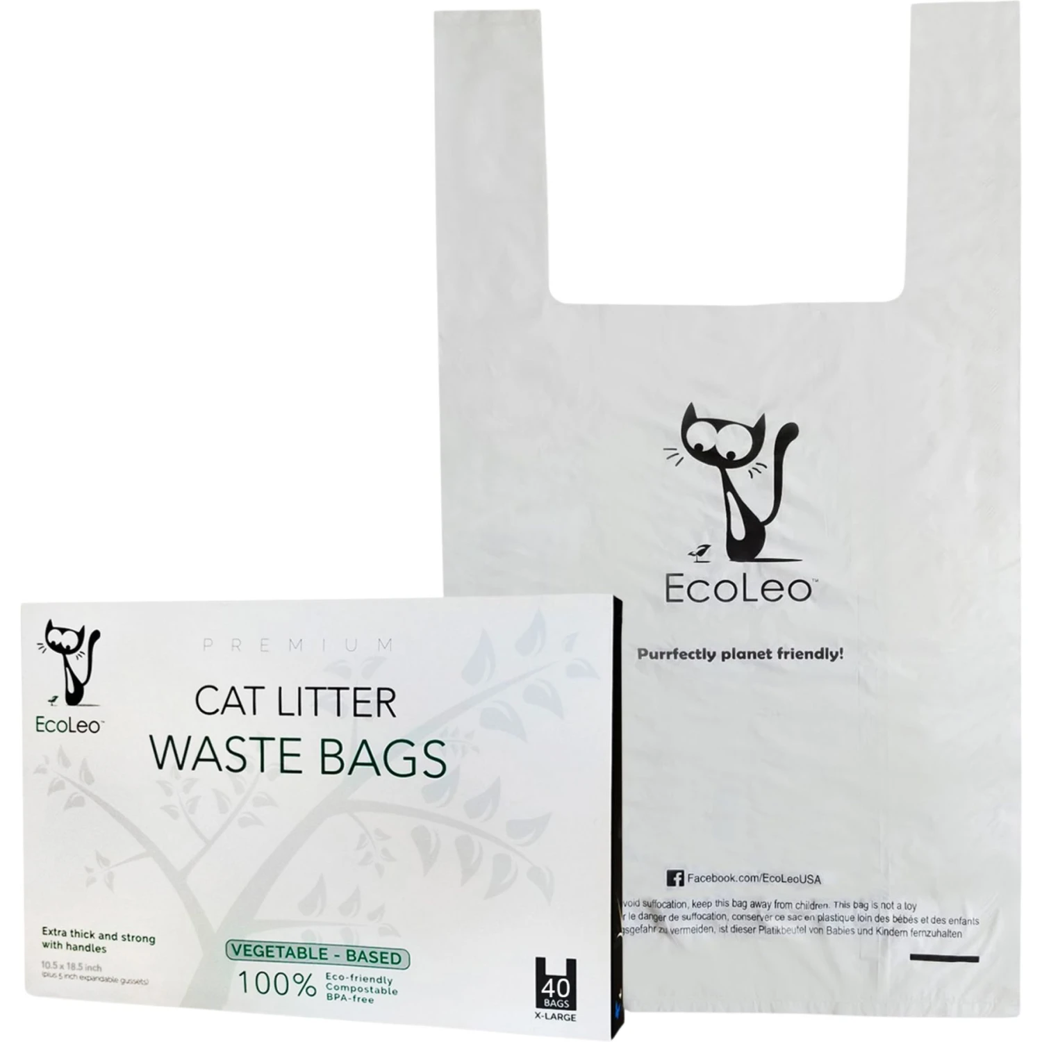 EcoLeo Compostabe Litter Scoop Cat Waste Bags 3 EcoLeo Compostabe Litter Scoop Cat Waste Bags