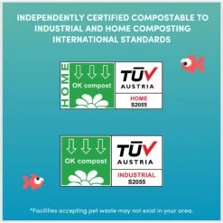 EcoLeo Compostabe Litter Scoop Cat Waste Bags 13 EcoLeo Compostabe Litter Scoop Cat Waste Bags -Cat Supplies 751454 PT6. AC SS1800 V1698155316