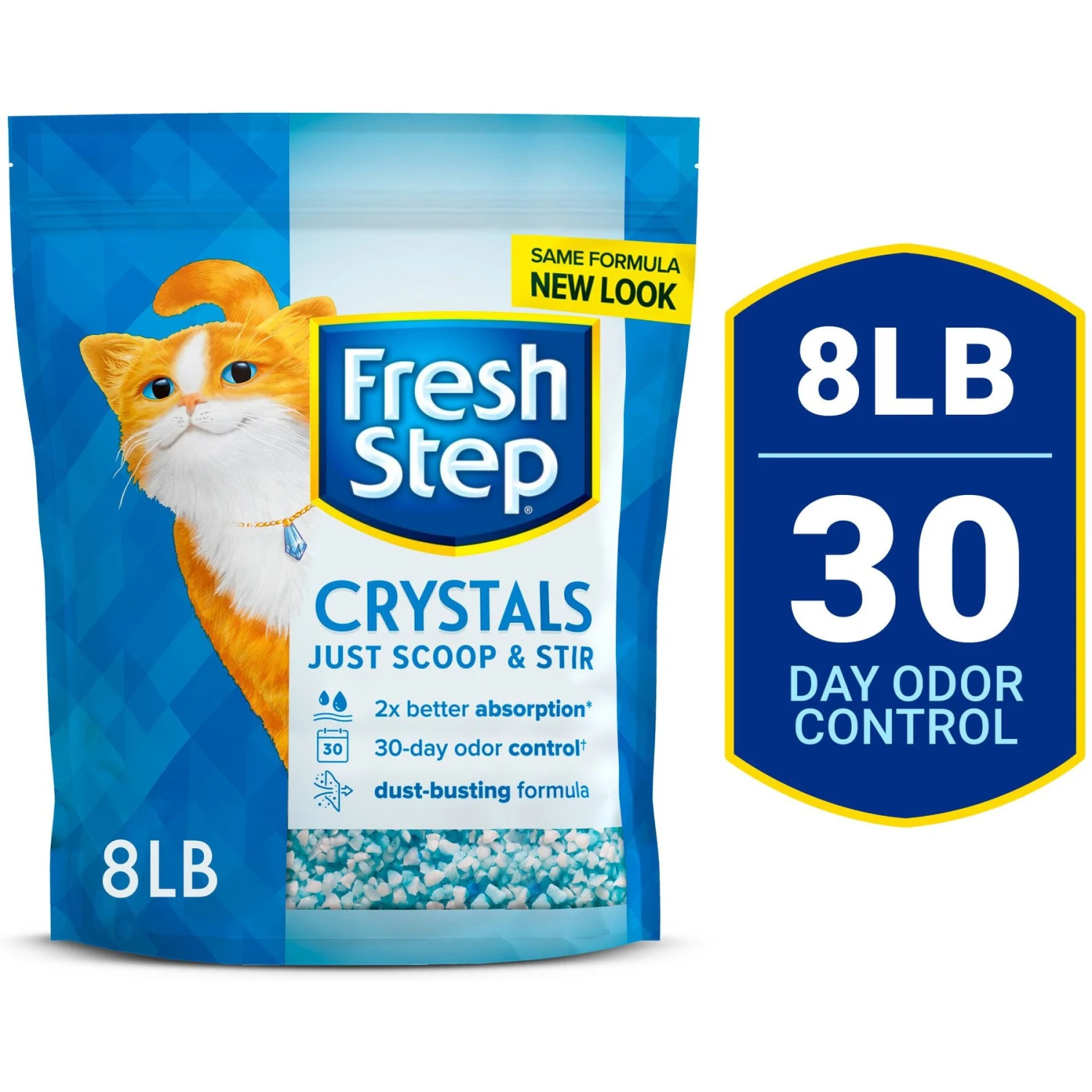 Fresh Step Fresh Scented Non-Clumping Crystal Cat Litter 3 Fresh Step Fresh Scented Non-Clumping Crystal Cat Litter