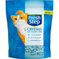 Fresh Step Fresh Scented Non-Clumping Crystal Cat Litter 14 Fresh Step Fresh Scented Non-Clumping Crystal Cat Litter -Cat Supplies 75545 PT3. AC SS1800 V1694464651