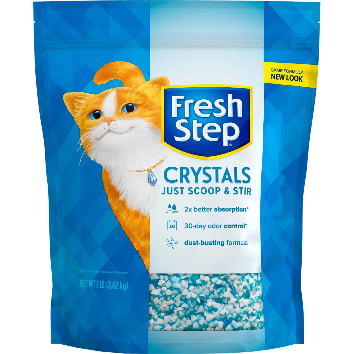 Fresh Step Fresh Scented Non-Clumping Crystal Cat Litter 6 Fresh Step Fresh Scented Non-Clumping Crystal Cat Litter - Image 4
