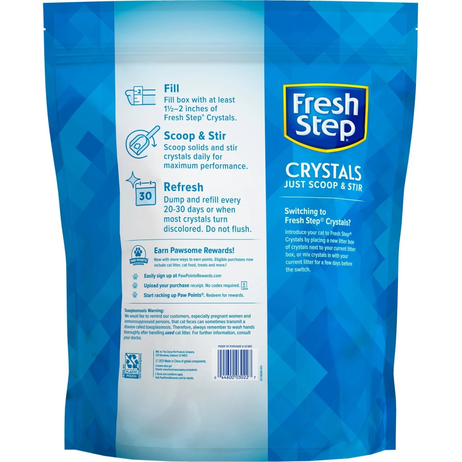 Fresh Step Fresh Scented Non-Clumping Crystal Cat Litter 8 Fresh Step Fresh Scented Non-Clumping Crystal Cat Litter - Image 6