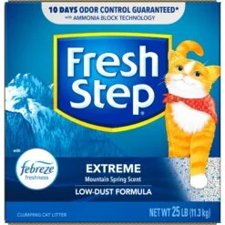 Fresh Step Extreme Odor Control Febreze Scented Clumping Clay Cat Litter 17 Fresh Step Extreme Odor Control Febreze Scented Clumping Clay Cat Litter -Cat Supplies 75561 PT6. AC SS1800 V1694463421