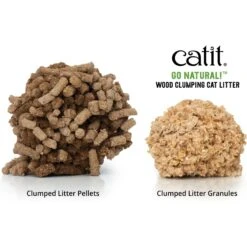 Catit Go Natural Wood Clumping Cat Litter, 6.4-lb Bag -Cat Supplies 756086 PT3. AC SS1800 V1673625870